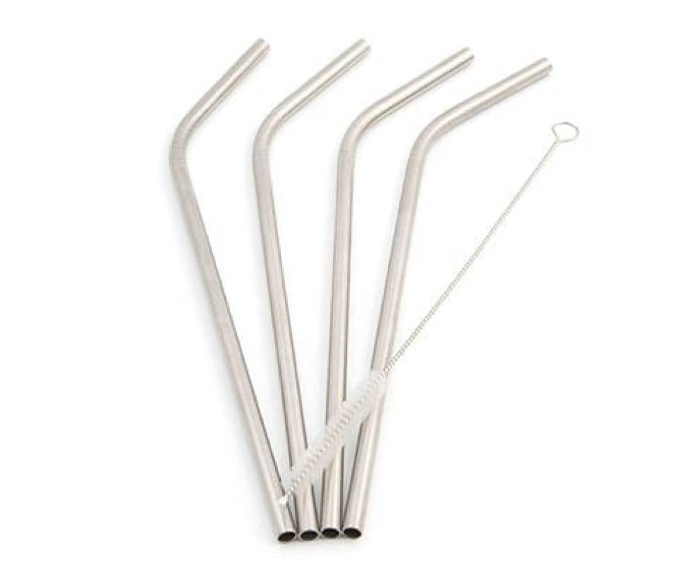 Sugerør - Sugrör - Stainless Steel Straw - 100% Chef