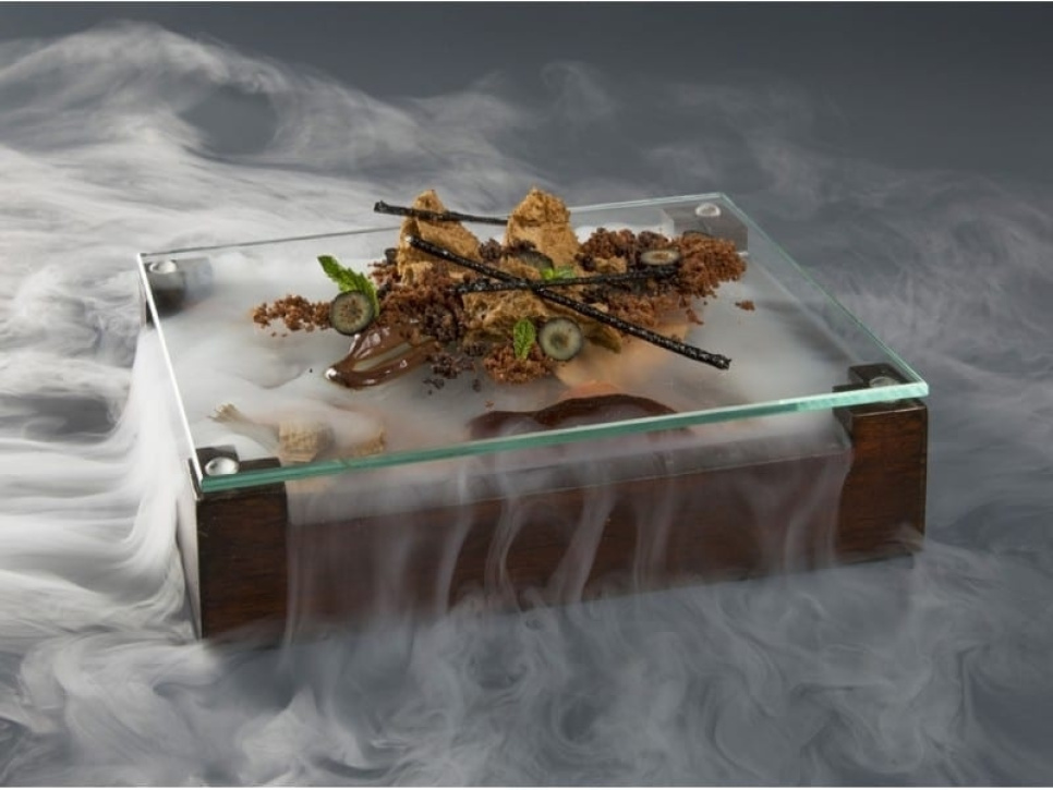 Treboks av valnøtt for servering - 100% Chef Treboks av valnøtt for servering - 100% Chef