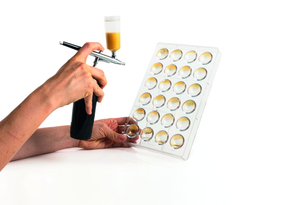 Deko Spray, batteridrevet airbrush for sjokoladedekor - 100% Chef