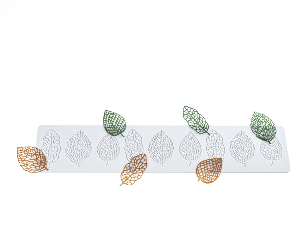 Silikonform for Tuille, Leaf- 100% Chef i gruppen Baking / Bakeformer / Silikonformer hos The Kitchen Lab (1532-31054)