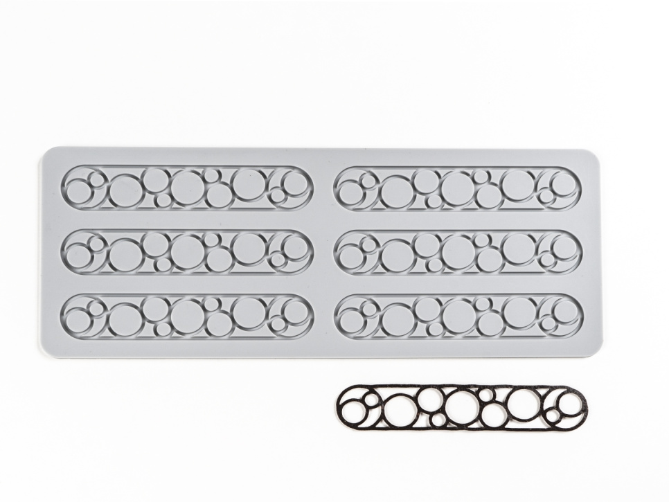 Silikonform for Tuille, Bubbles - 100% Chef i gruppen Baking / Bakeformer / Silikonformer hos The Kitchen Lab (1532-31057)