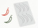 Silikonform for Tuille, Chili - 100% Chef Silikonform for Tuille, Chili - 100% Chef