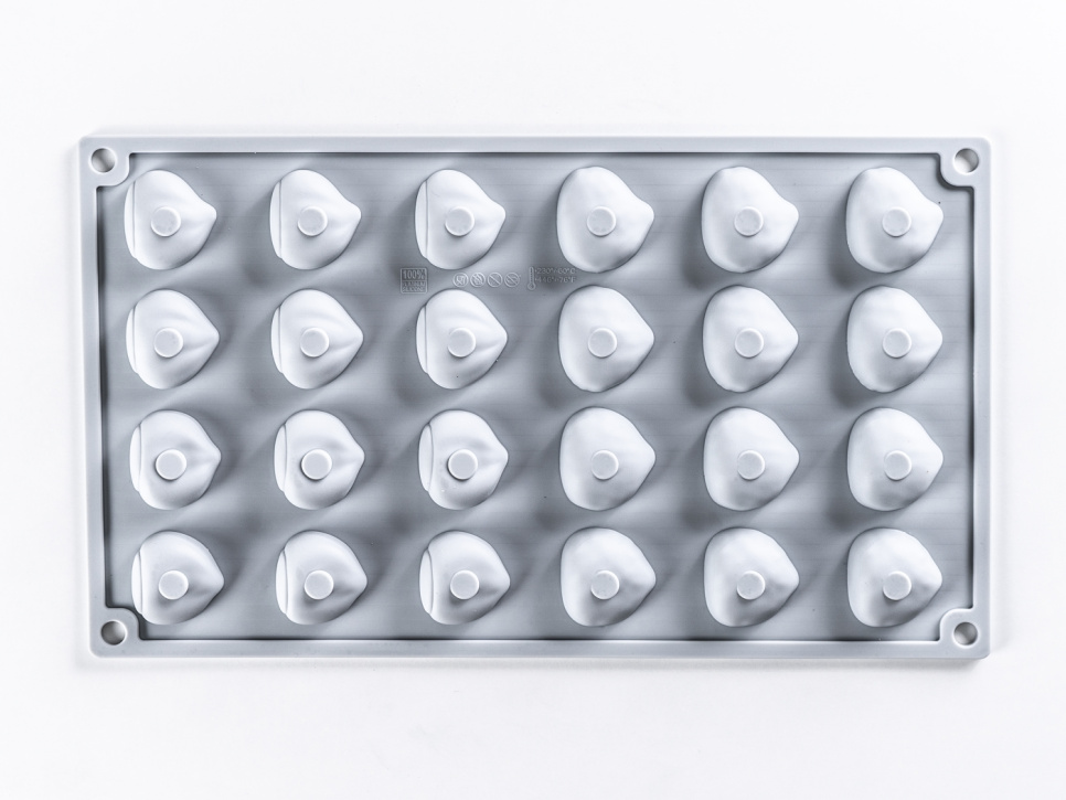 Silikonform for dekorasjon, Kastanje - 100% Chef