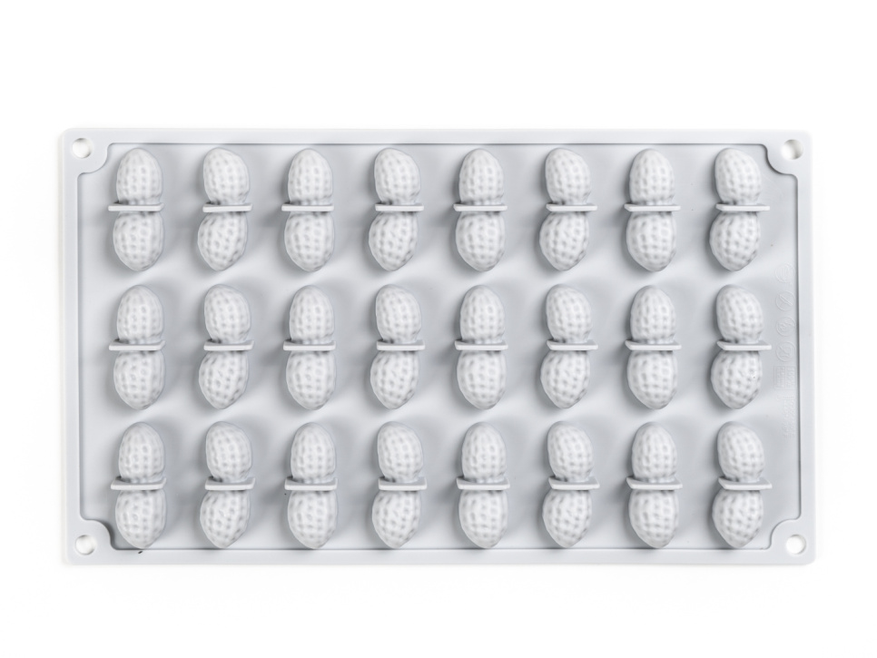 Silikonform for dekorasjon, Peanøtt - 100% Chef