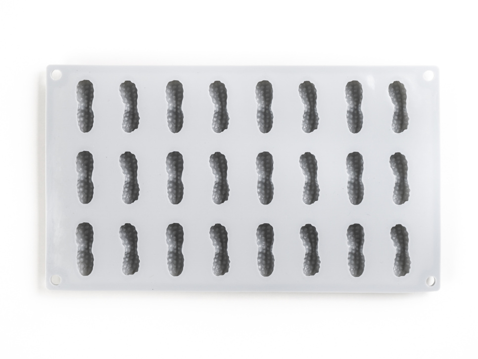 Silikonform for dekorasjon, Peanøtt - 100% Chef