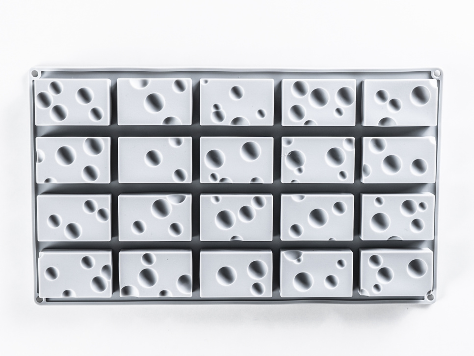 Silikonform for dekorasjon, Emmental - 100% Chef Silikonform for dekorasjon, Emmental - 100% Chef