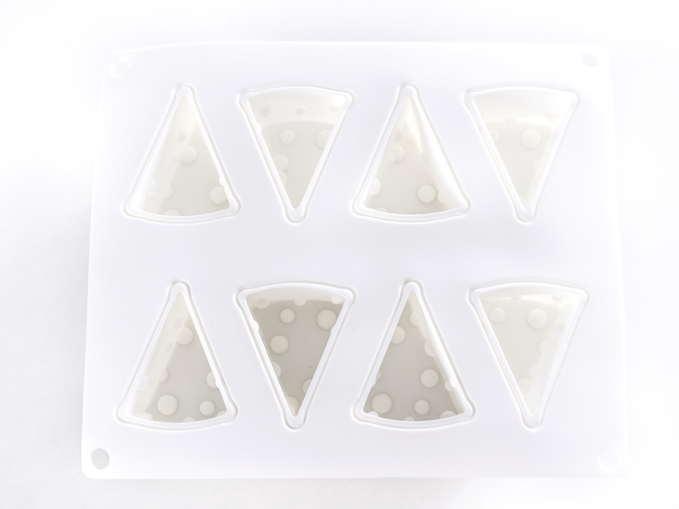 Silikonform for dekorasjon, Edam - 100% Chef