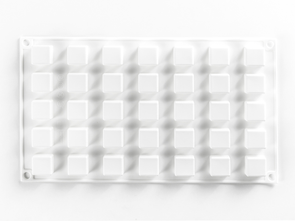 Silikonform for dekorasjon, Cube - 100% Chef