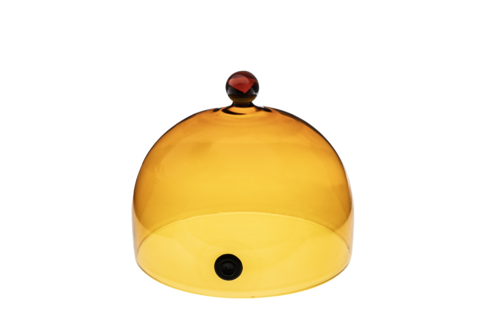 Glassklokke til røykpistol ø18 cm, Amber - 100% Chef i gruppen Kjøkkenapparater. / Andre kjøkkenapparater / Røykepistol hos The Kitchen Lab (1532-31095)