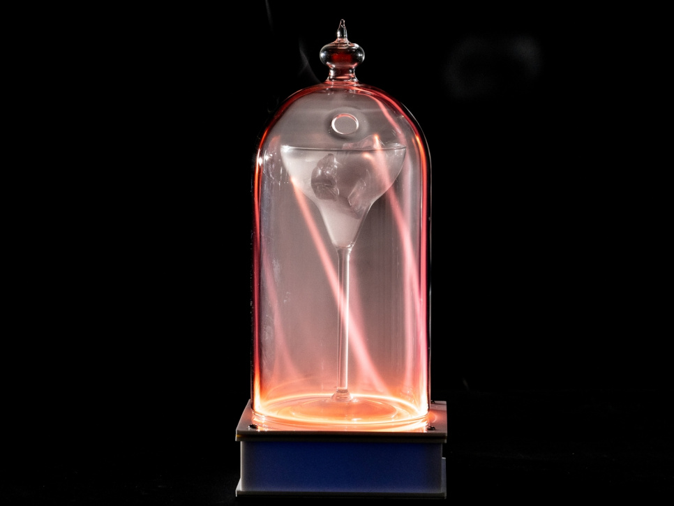 Glasskuppel med neonfylling for Tesla - 100 % Chef