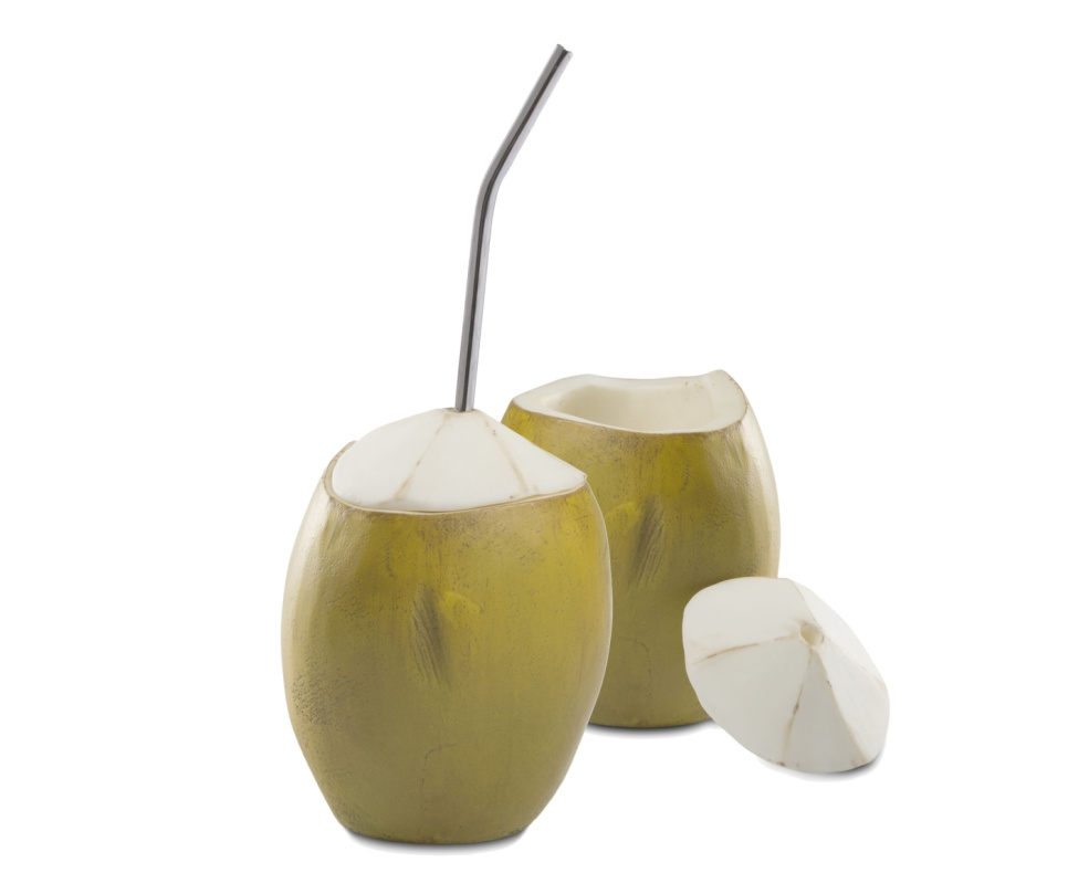 Cocktailglass / Dessertbolle, kokosnøtt - 100% Chef Cocktailglass / Dessertbolle, kokosnøtt - 100% Chef