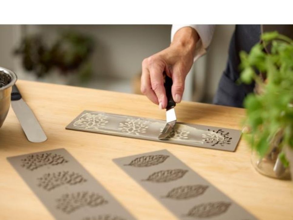 Silikonform for tuile, Tre - Blomsterberg Silikonform for tuile, Tre - Blomsterberg