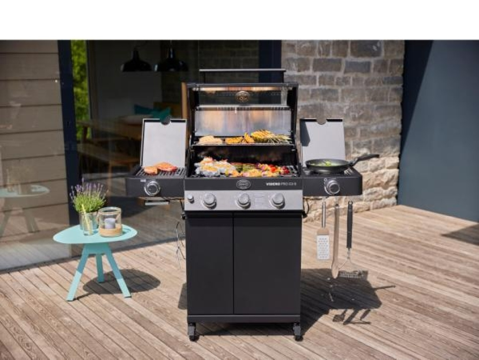 Videro PRO G3-S Vario+ gassgrill, 1700 W - Rösle Videro PRO G3-S Vario+ gassgrill, 1700 W - Rösle