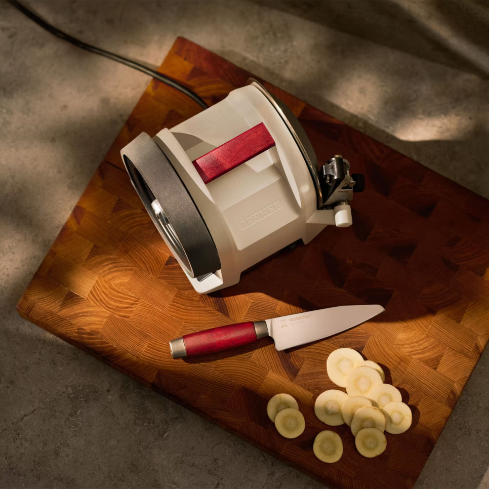 Tormek x Morakniv 1891, T-1 elektrisk knivsliper, White Linen