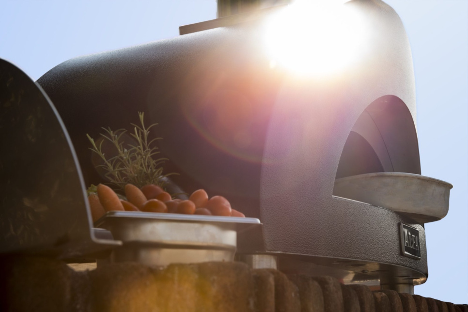 Pizzaovn Nano, Gassfyrt, Kobberfarget - Alfa Forni