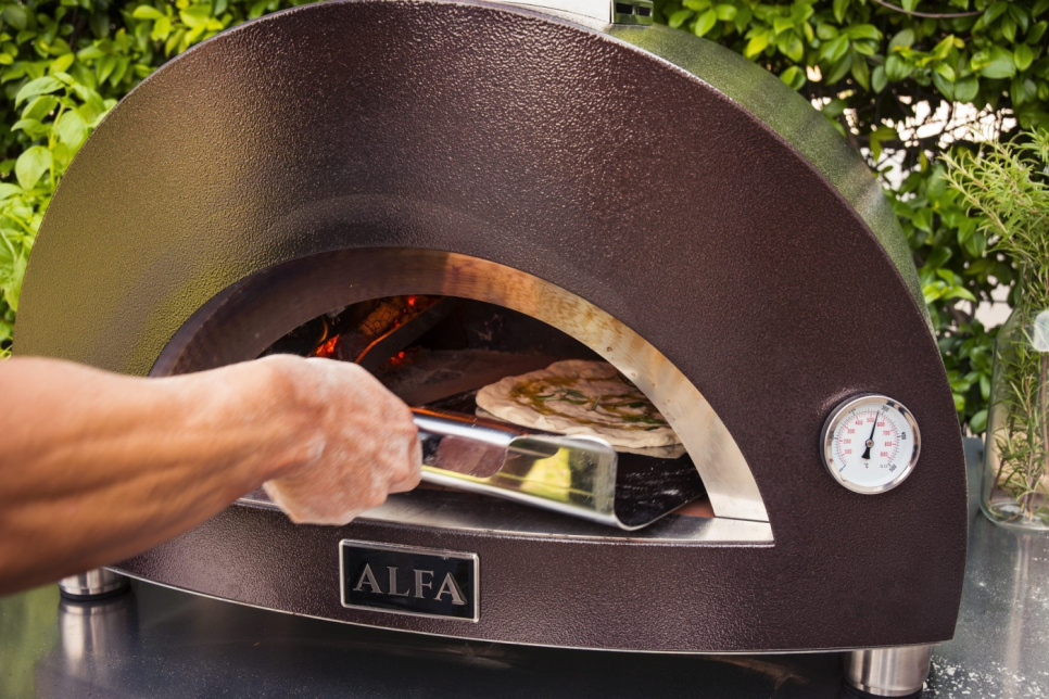 Pizzaovn Nano, Vedfyrt, Kobberfarget - Alfa Forni