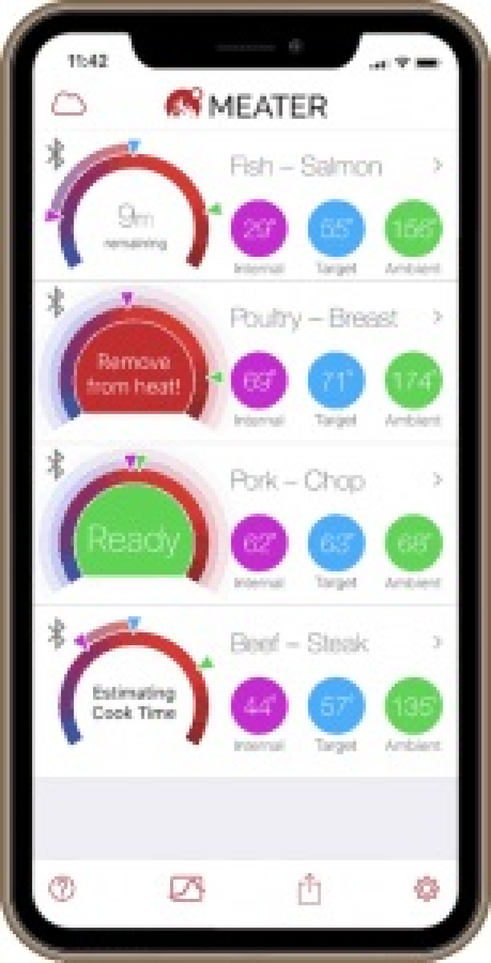Trådløst grilltermometer med repeater, Meater+