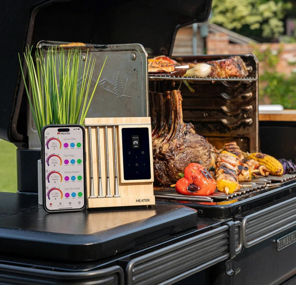 Trådløst grilltermometer med 4 prober, Meater Pro XL Trådløst grilltermometer med 4 prober, Meater Pro XL