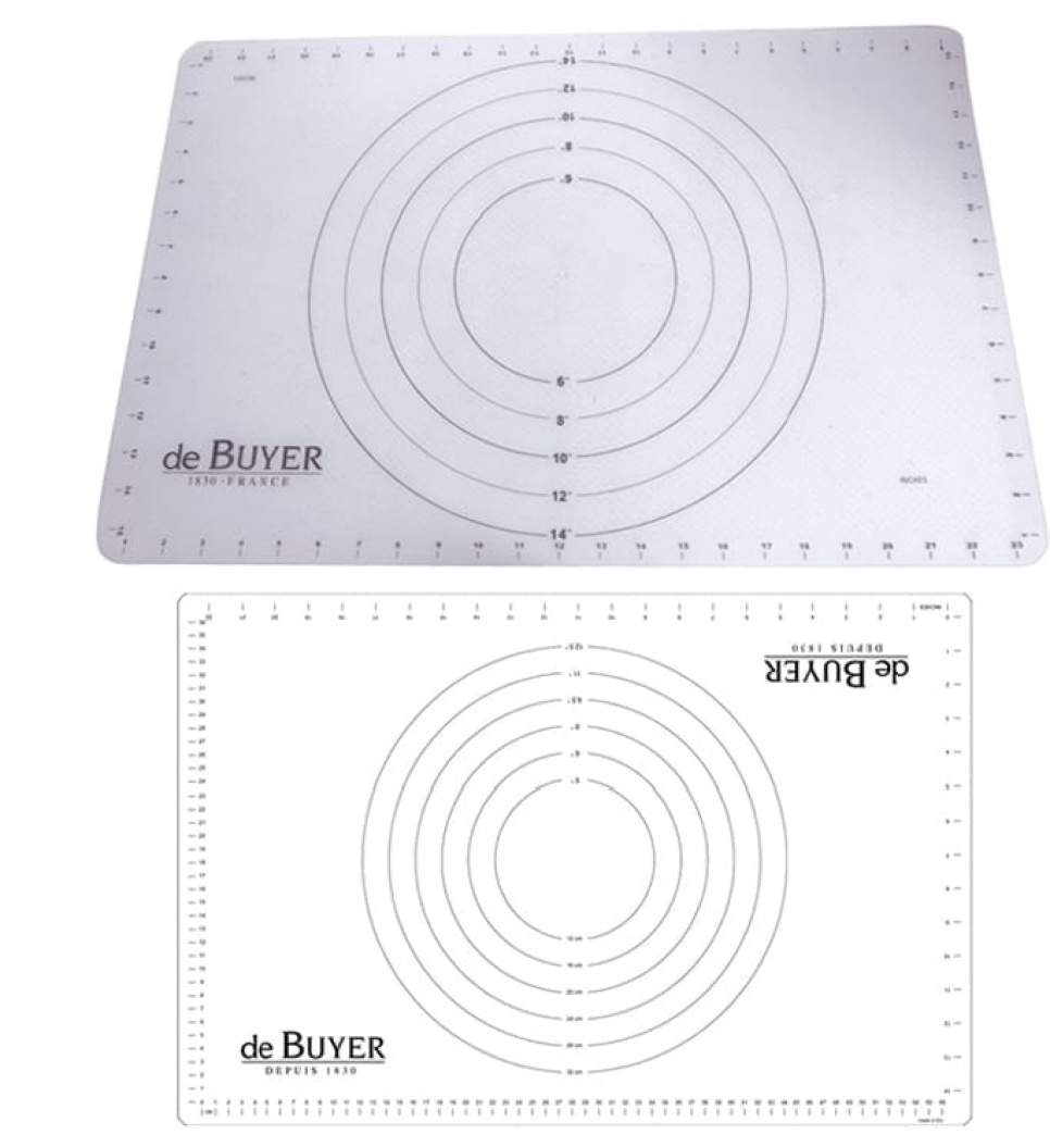 Bakematte / silikonmatte med mål - de Buyer i gruppen Baking / Bakeredskaper / Silikonmatter hos The Kitchen Lab (1602-15627)