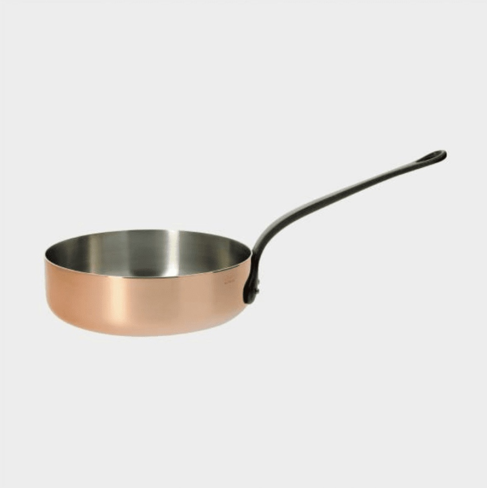 Traktorpanne i kobber, 24 cm - Prima matera cuivre i gruppen Matlaging / Stekepanne / Traktørpanner hos The Kitchen Lab (1602-19501)