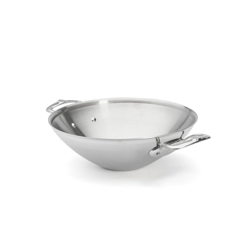 Wok i rustfritt stål med to håndtak, 32 cm, affinitet - de Buyer Wok i rustfritt stål med to håndtak, 32 cm, affinitet - de Buyer