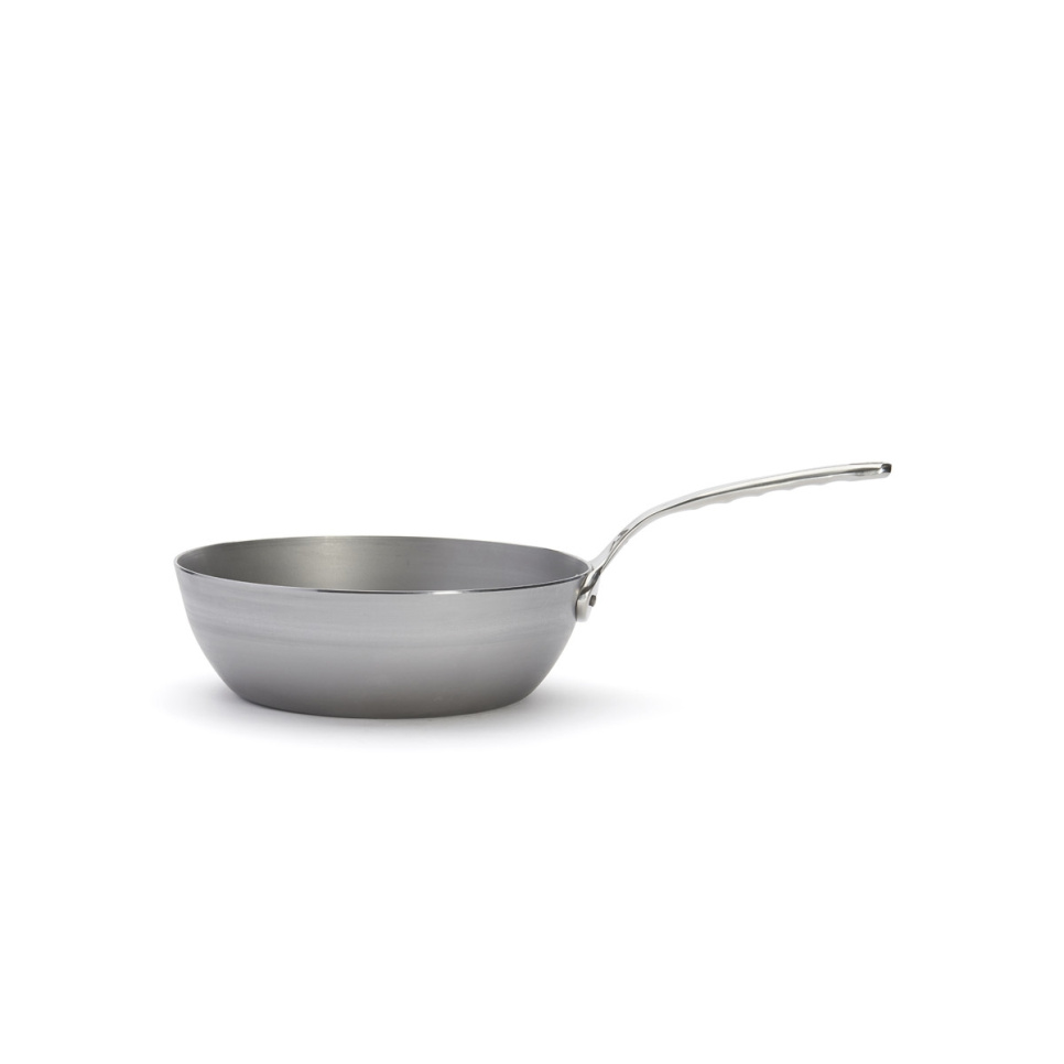 Sauteuse i karbonstål med håndtak i rustfritt stål, 28 cm, Mineral B Pro - de Buyer Sauteuse i karbonstål med håndtak i rustfritt stål, 28 cm, Mineral B Pro - de Buyer