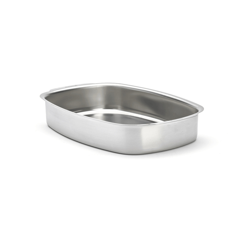 Ovnsform i rustfritt stål, 38 x 26 cm - de Buyer i gruppen Matlaging / Former og Kantiner / Former til ovn hos The Kitchen Lab (1602-32802)