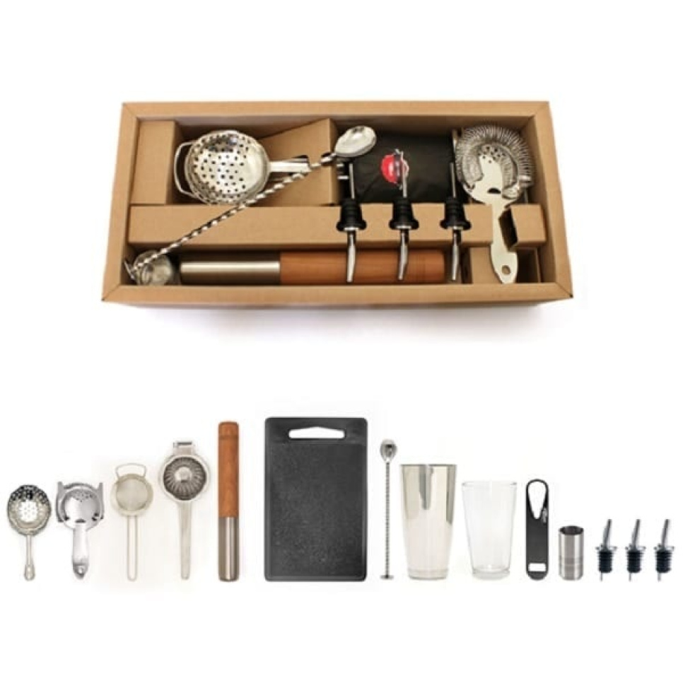 Elite Cocktail Kit, 15-delers barverktøy - Bonzer i gruppen Bar og Vin / Barutstyr / Cocktailsett hos The Kitchen Lab (1611-15738)