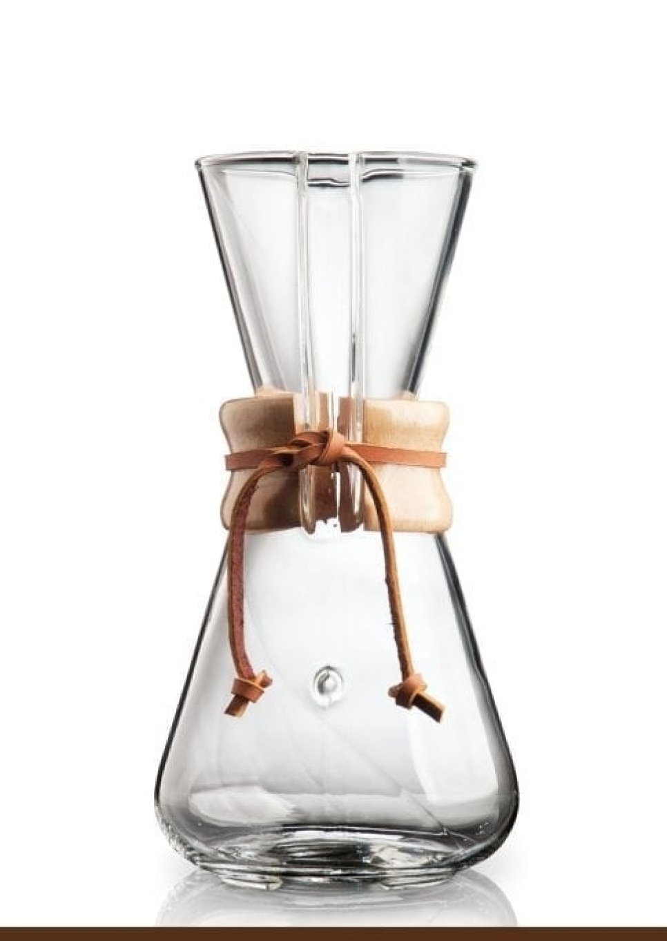 Chemex kaffetrakter / Chemex-kanne glass i gruppen Te og kaffe / Brygg kaffe / Pour over / Filterholder hos The Kitchen Lab (1638-23167)
