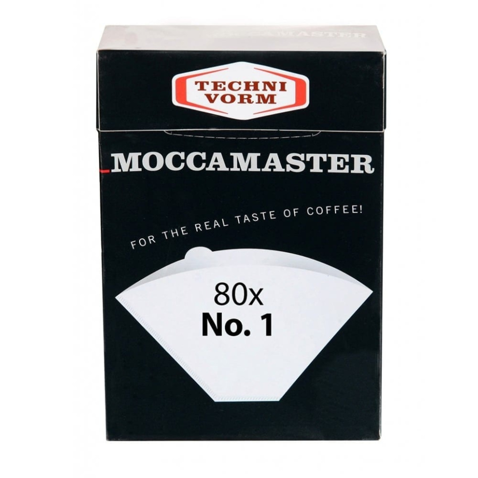 Filter for Cup One, 80-pakning - Moccamaster i gruppen Te og kaffe / Kaffetilbehør / Kaffefilter hos The Kitchen Lab (1649-16018)