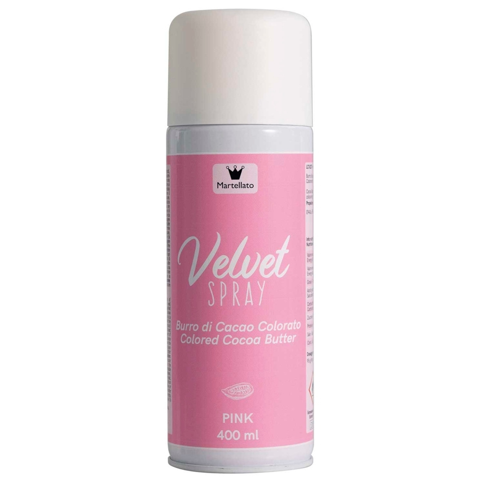 Velvetspray 400ml - Martellato i gruppen Baking / Bakeredskaper / Baketilbehør hos The Kitchen Lab (1710-27006)