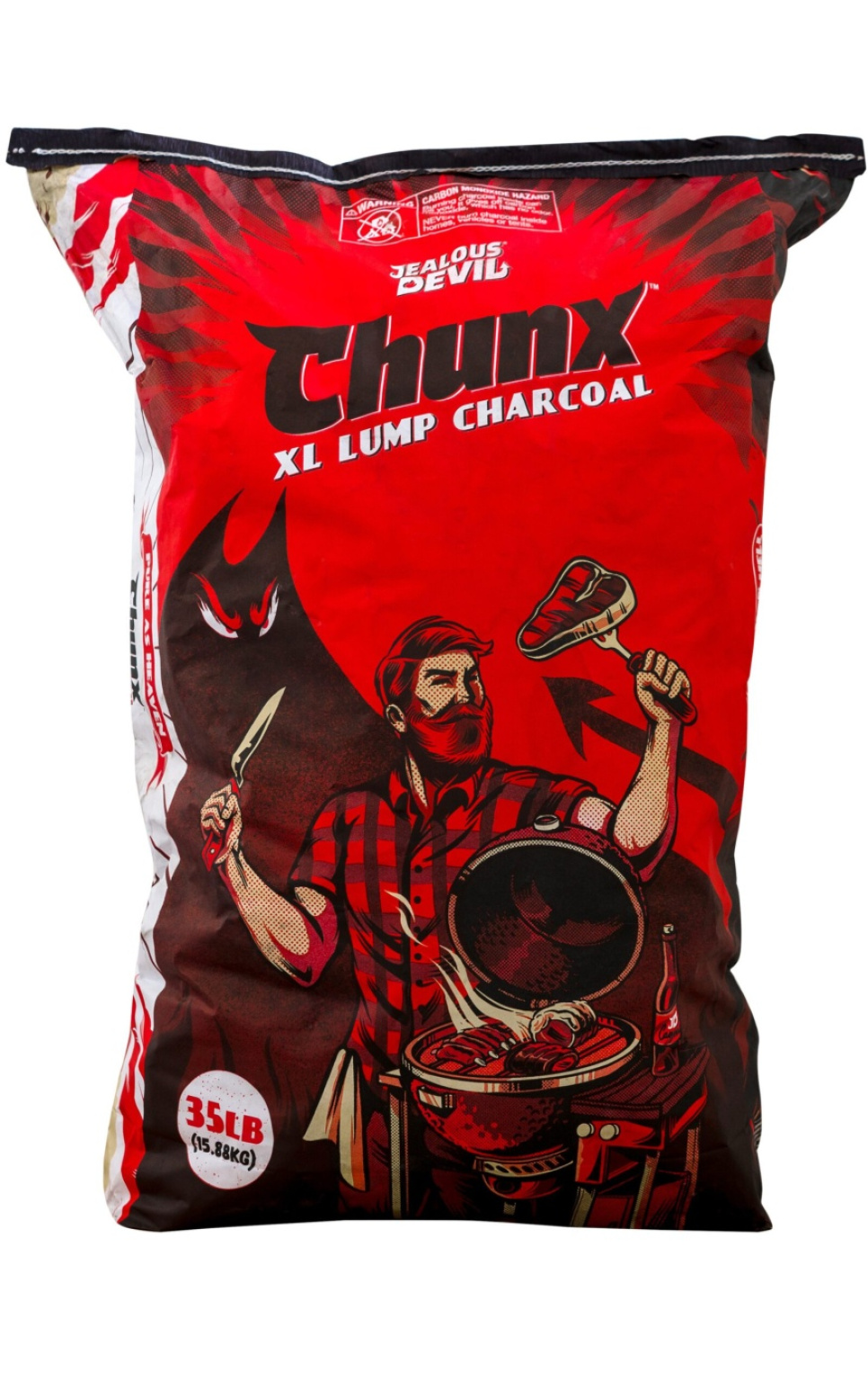 Grillkull, Chunx XL - Hardwood Lump Charcoal, 15,88 kg - Jealous Devil i gruppen Grill, Komfyrer & Ovner / Grillkull og briketter hos The Kitchen Lab (1738-26837)