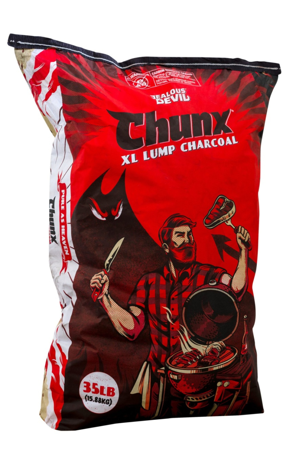 Grillkull, Chunx XL - Hardwood Lump Charcoal, 15,88 kg - Jealous Devil Grillkull, Chunx XL - Hardwood Lump Charcoal, 15,88 kg - Jealous Devil