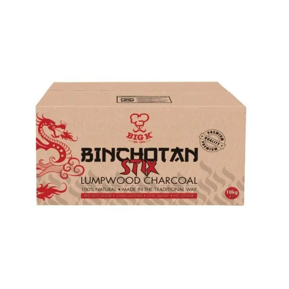 Binchotan, Binchostix 10 kg - Big K i gruppen Grill, Komfyrer & Ovner / Grillkull og briketter / kull hos The Kitchen Lab (1738-27590)