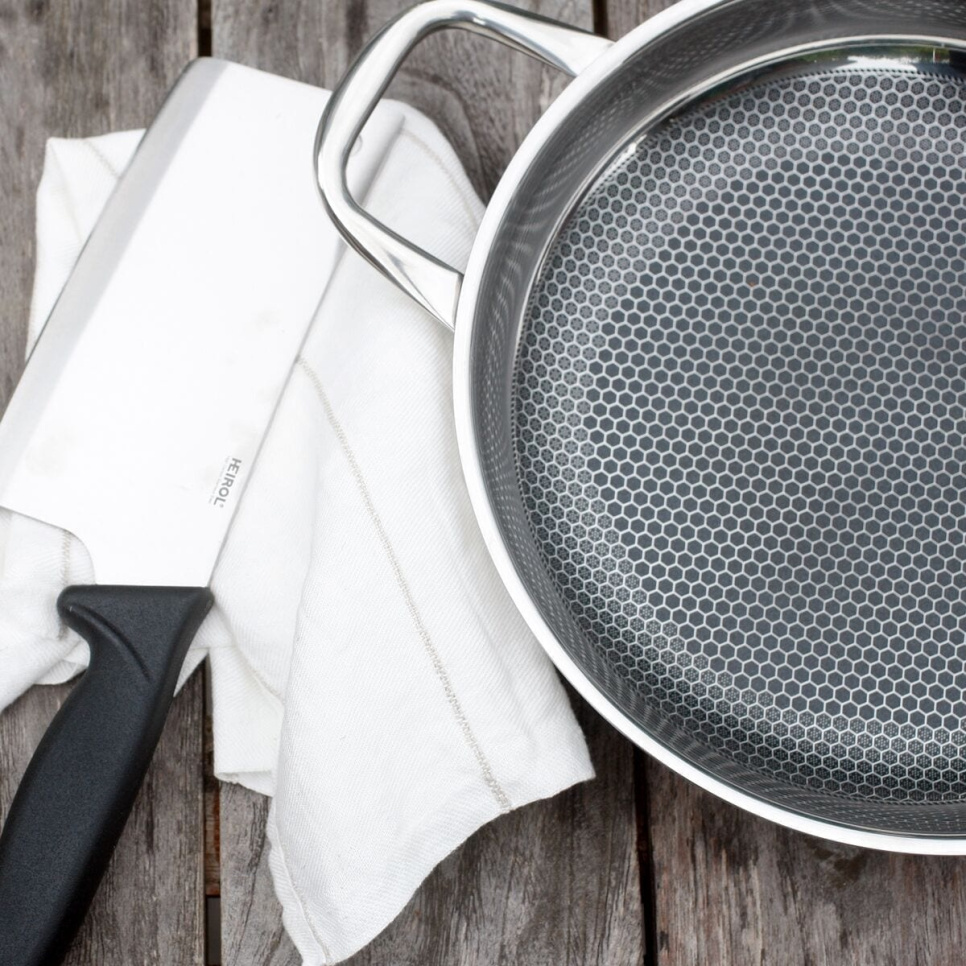 Serverings-/stekepanne, STEELSAFE PRO - Heirol Serverings-/stekepanne, STEELSAFE PRO - Heirol