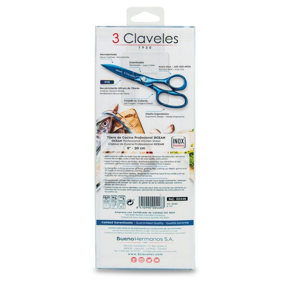 Kjøkkensaks, Ocean - 3 Claveles