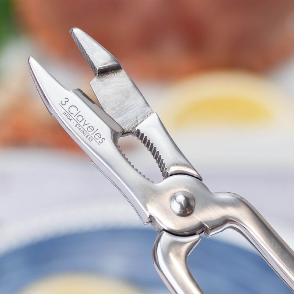 Skalldyrsaks med fjær, 17 cm - 3 Claveles