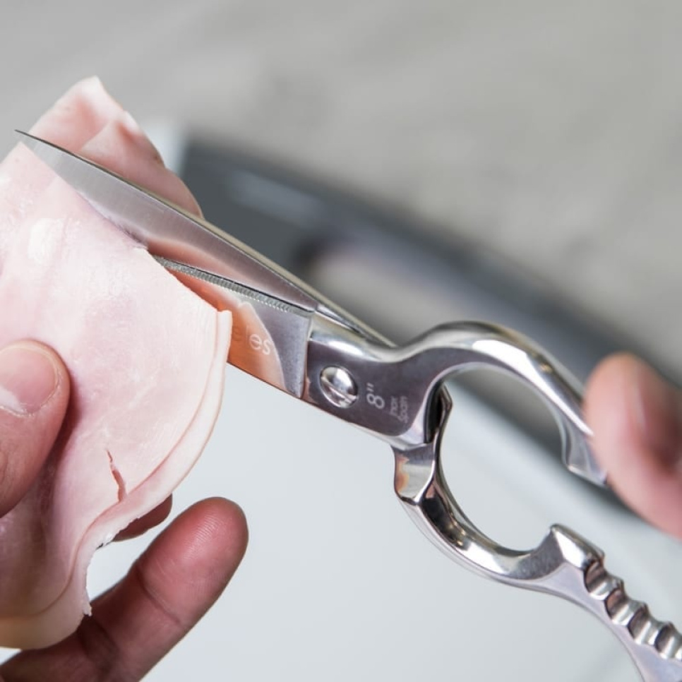 Profesjonell kjøkkensaks i rustfritt stål, Blå - 3 Claveles Profesjonell kjøkkensaks i rustfritt stål, Blå - 3 Claveles