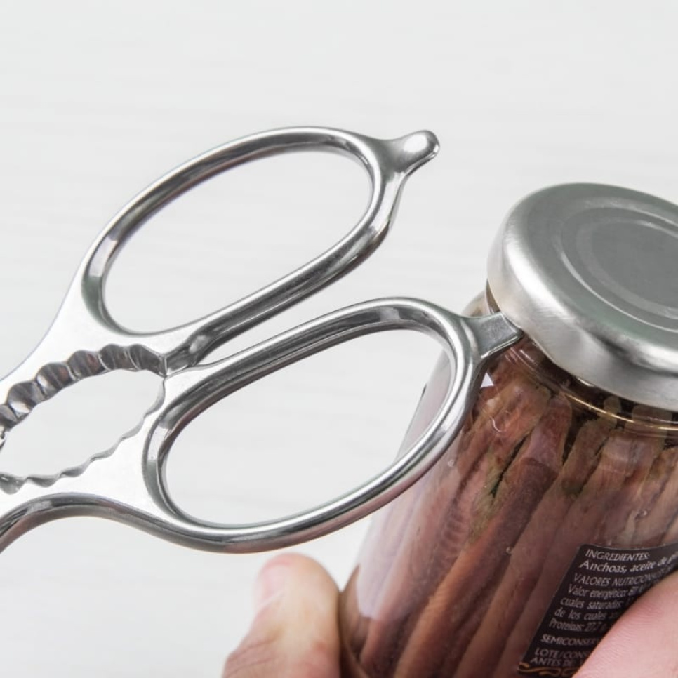 Profesjonell kjøkkensaks i rustfritt stål, Blå - 3 Claveles Profesjonell kjøkkensaks i rustfritt stål, Blå - 3 Claveles