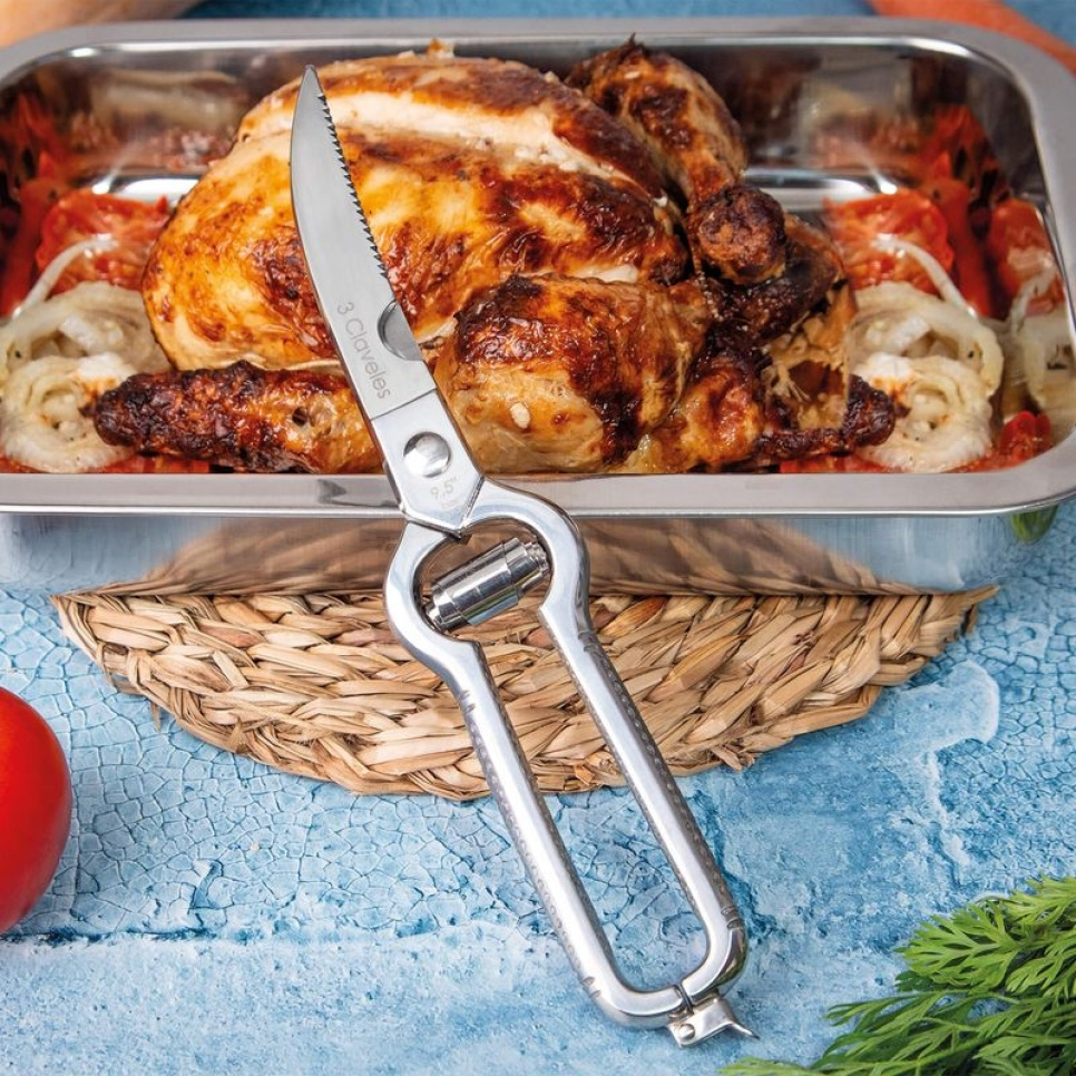 Profesjonell fjørfesaks med fjær - 3 Claveles