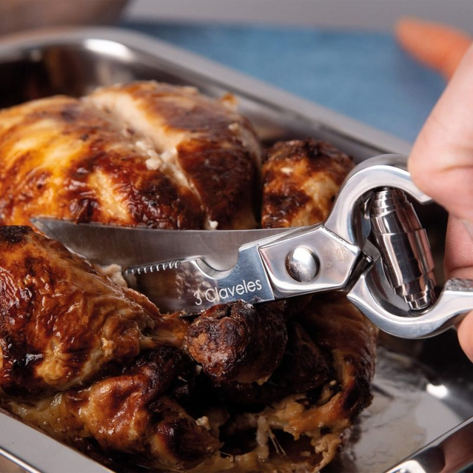 Profesjonell fjørfesaks med fjær - 3 Claveles