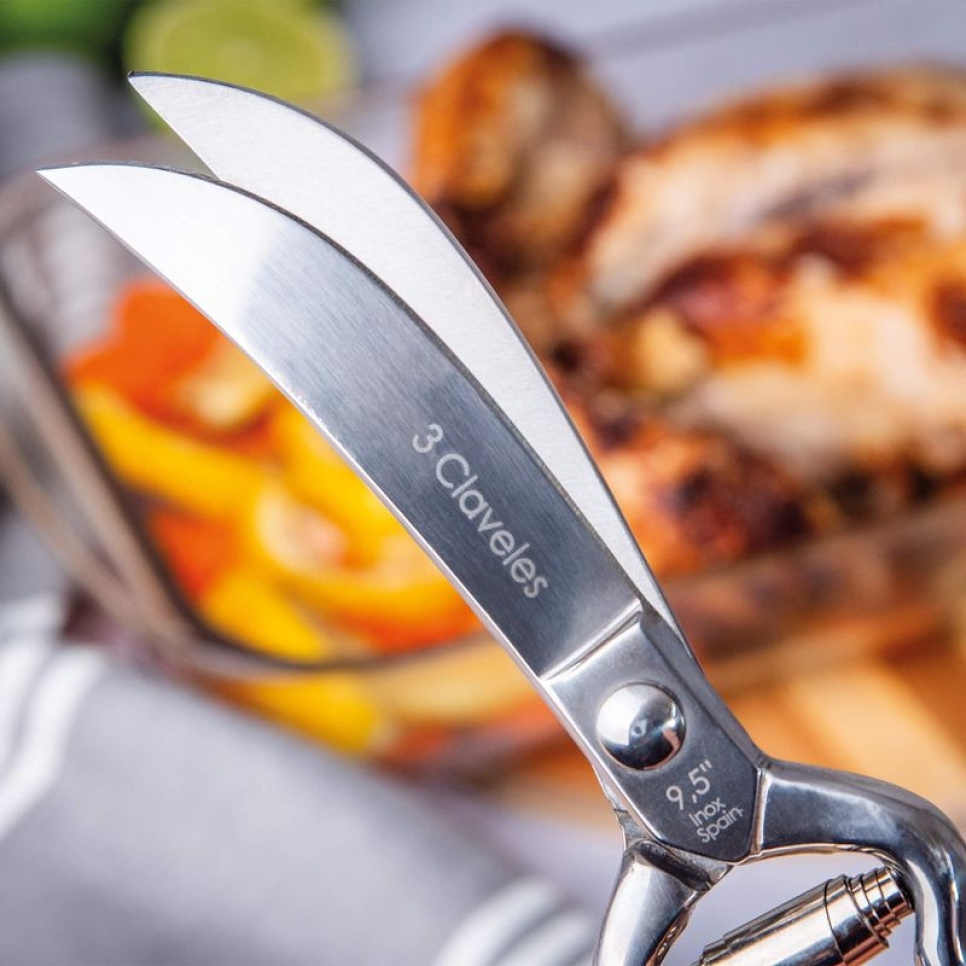 Fjørfesaks med fjær - 3 Claveles