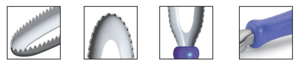 Fiskeskjeller, blå - 3 Claveles