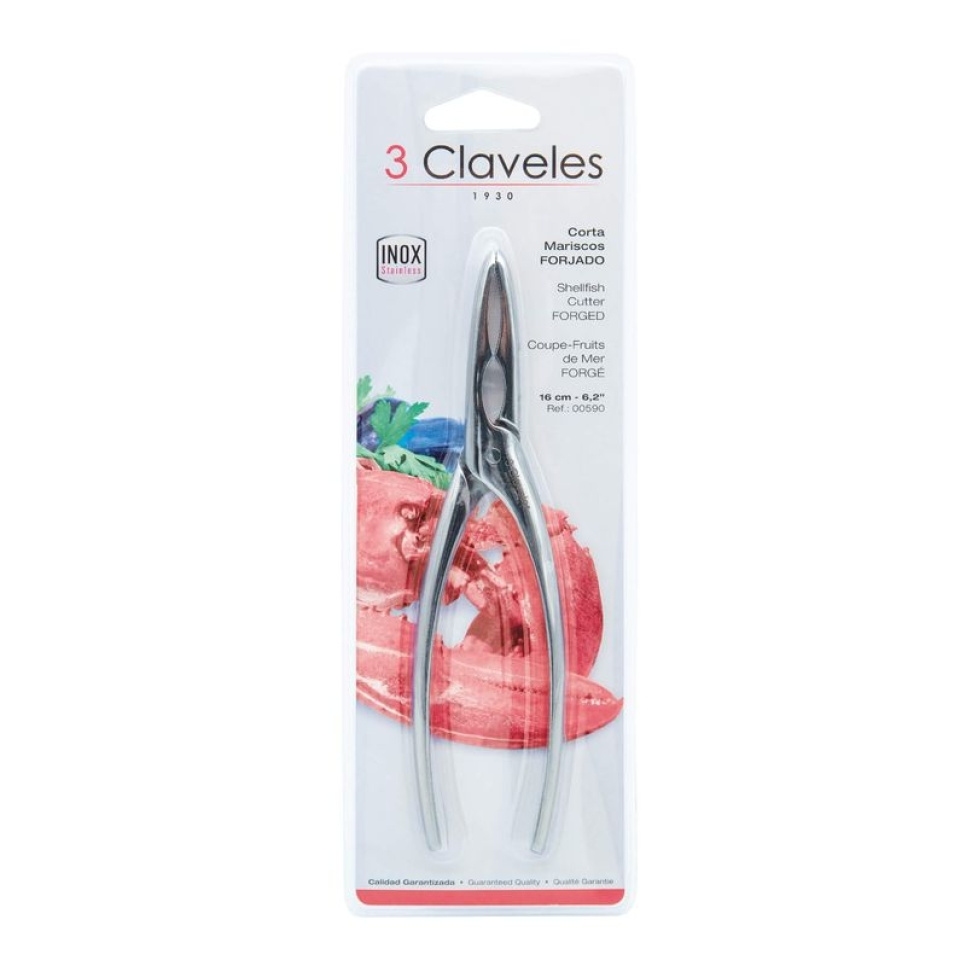 Skalldyrsaks, 16 cm - 3 Claveles