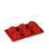 Bakeform i silikon, rose, 6 stk. - Pavoni