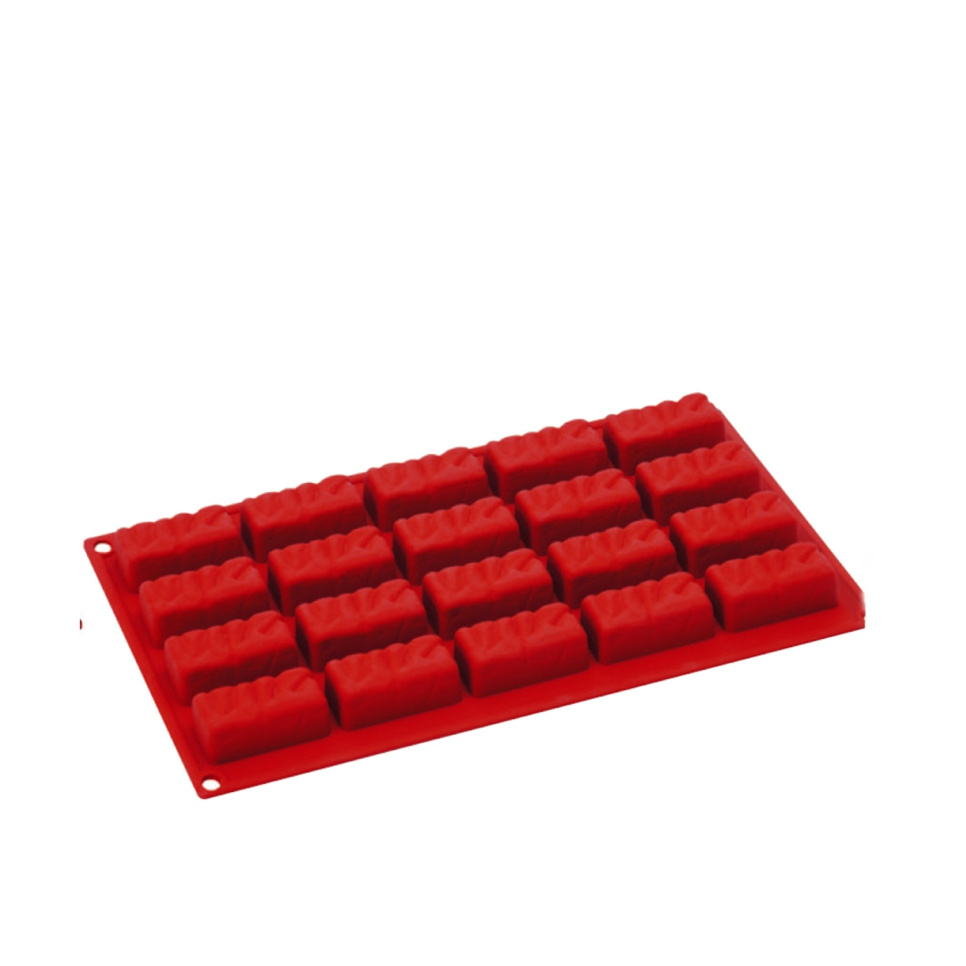 Bakeform i silikon, nougatform, 20 stk. - Pavoni i gruppen Baking / Bakeformer / Silikonformer hos The Kitchen Lab (1827-20851)