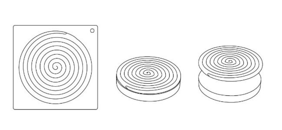 Kakeform i silikonkaketopp, Top06, Ipnosi, Ø16cm - Pavoni