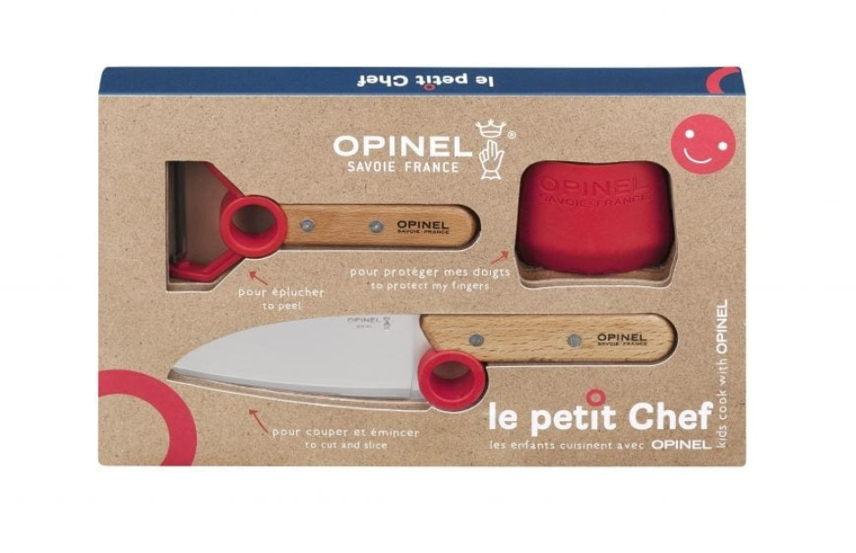 Knivsett for barn, Le Petit Chef - Opinel i gruppen Matlaging / Kjøkkenkniver / Kokkekniver hos The Kitchen Lab (1861-22662)