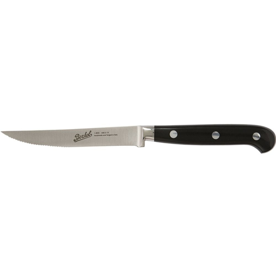 Tagget kjøttkniv, 11 cm, Adhoc Glossy Black - Berkel i gruppen Matlaging / Kjøkkenkniver / Andre kniver hos The Kitchen Lab (1870-23927)