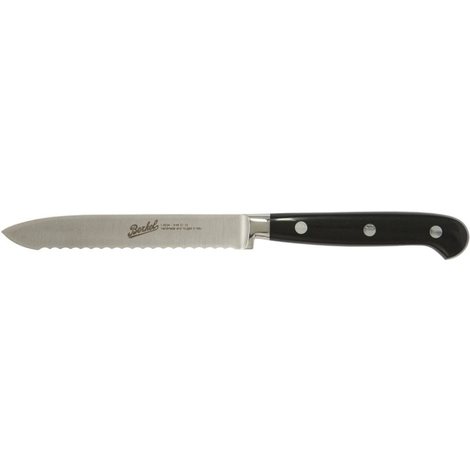 Allkniv, 12 cm, Adhoc Glossy Black - Berkel i gruppen Matlaging / Kjøkkenkniver / Allsidige kniver hos The Kitchen Lab (1870-23928)